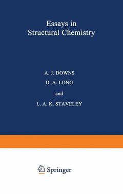 Couverture de l’ouvrage Essays in Structural Chemistry