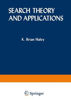 Couverture de l’ouvrage Search Theory and Applications
