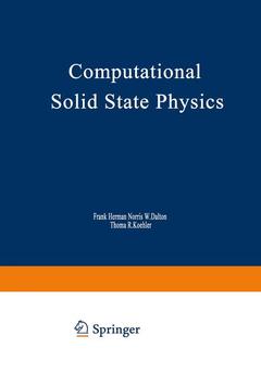 Couverture de l’ouvrage Computational Solid State Physics