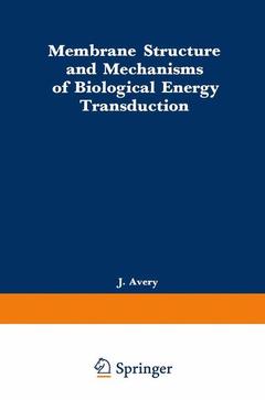 Couverture de l’ouvrage Membrane Structure and Mechanisms of Biological Energy Transduction
