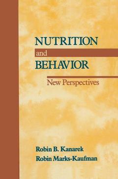 Cover of the book Nutrition and behavior : new perspectives.