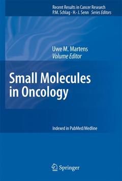 Couverture de l’ouvrage Small Molecules in Oncology