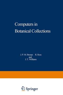 Couverture de l’ouvrage Computers in Botanical Collections
