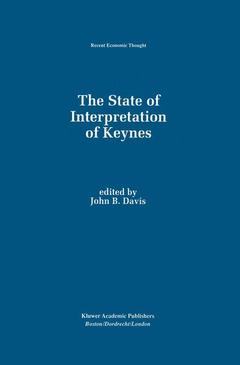 Couverture de l’ouvrage The State of Interpretation of Keynes