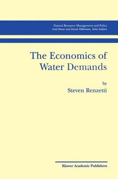 Cover of the book The Economics of Water Demands