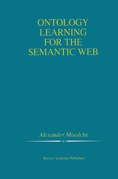 Couverture de l’ouvrage Ontology Learning for the Semantic Web