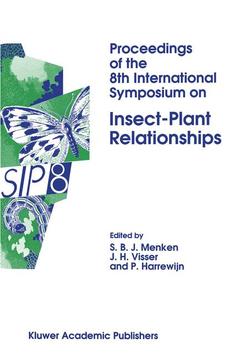Couverture de l’ouvrage Proceedings of the 8th International Symposium on Insect-Plant Relationships