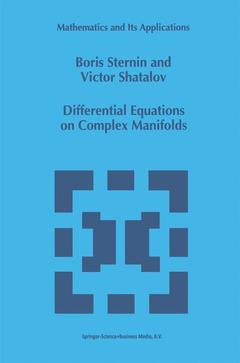Couverture de l’ouvrage Differential Equations on Complex Manifolds