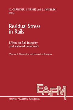 Couverture de l’ouvrage Residual Stress in Rails