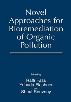 Couverture de l’ouvrage Novel Approaches for Bioremediation of Organic Pollution