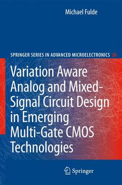 Cover of the book Variation Aware Analog and Mixed-Signal Circuit Design in Emerging Multi-Gate CMOS Technologies
