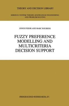 Cover of the book Fuzzy Preference Modelling and Multicriteria Decision Support