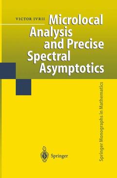 Couverture de l’ouvrage Microlocal Analysis and Precise Spectral Asymptotics