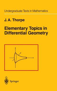 Couverture de l’ouvrage Elementary Topics in Differential Geometry