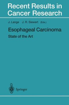 Couverture de l’ouvrage Esophageal Carcinoma
