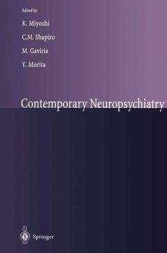 Couverture de l’ouvrage Contemporary Neuropsychiatry