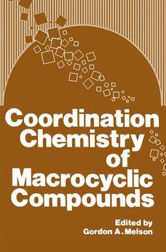 Couverture de l’ouvrage Coordination Chemistry of Macrocyclic Compounds