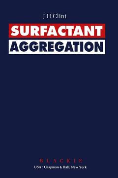 Couverture de l’ouvrage Surfactant Aggregation