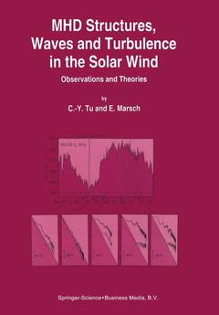 Couverture de l’ouvrage MHD Structures, Waves and Turbulence in the Solar Wind