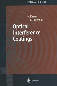 Couverture de l’ouvrage Optical Interference Coatings