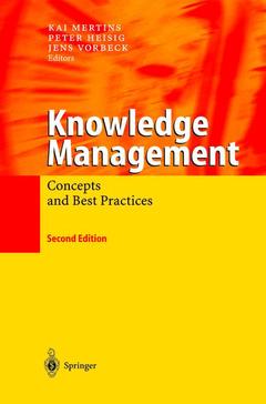Couverture de l’ouvrage Knowledge Management