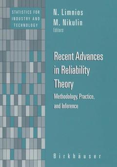 Couverture de l’ouvrage Recent Advances in Reliability Theory