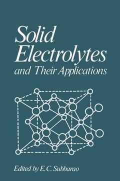 Cover of the book Solid Electrolytes and Their Applications
