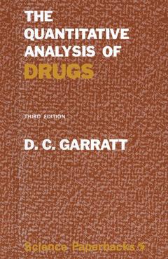 Couverture de l’ouvrage The Quantitative Analysis of Drugs