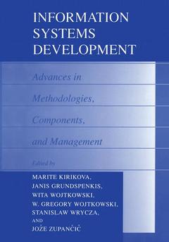 Couverture de l’ouvrage Information Systems Development