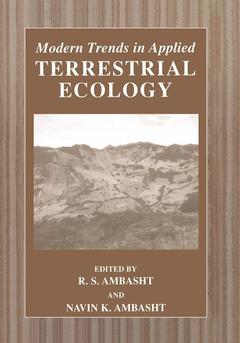 Couverture de l’ouvrage Modern Trends in Applied Terrestrial Ecology
