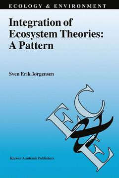 Couverture de l’ouvrage Integration of Ecosystem Theories: A Pattern