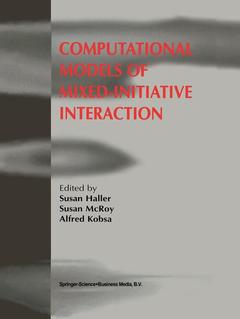 Couverture de l’ouvrage Computational Models of Mixed-Initiative Interaction