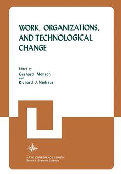 Cover of the book Work, Organizations, and Technological Change