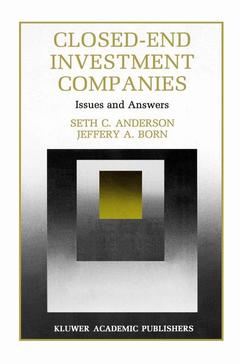 Cover of the book Closed-End Investment Companies