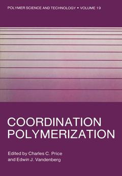 Couverture de l’ouvrage Coordination Polymerization