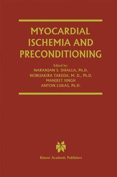 Couverture de l’ouvrage Myocardial Ischemia and Preconditioning