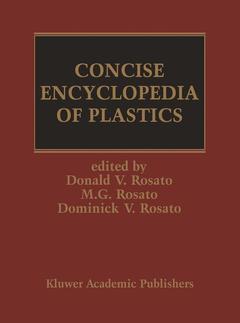 Couverture de l’ouvrage Concise Encyclopedia of Plastics