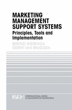 Couverture de l’ouvrage Marketing Management Support Systems