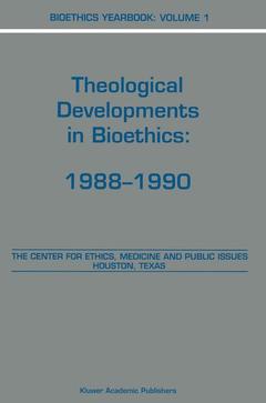 Cover of the book Bioethics Yearbook