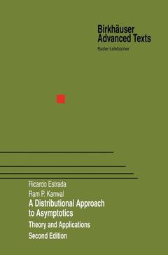 Cover of the book A Distributional Approach to Asymptotics