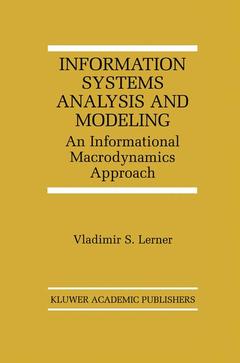 Couverture de l’ouvrage Information Systems Analysis and Modeling