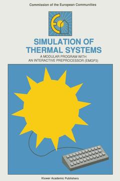 Couverture de l’ouvrage Simulation of Thermal Systems