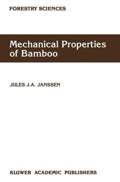 Couverture de l’ouvrage Mechanical Properties of Bamboo