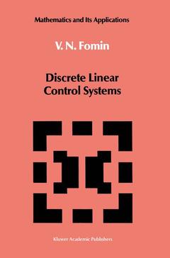 Couverture de l’ouvrage Discrete Linear Control Systems