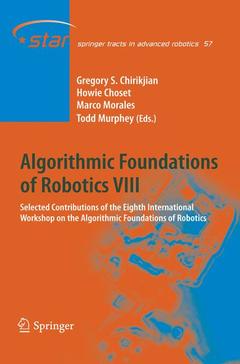 Cover of the book Algorithmic Foundations of Robotics VIII