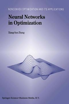 Cover of the book Neural Networks in Optimization