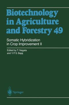 Couverture de l’ouvrage Somatic Hybridization in Crop Improvement II