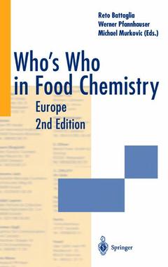 Couverture de l’ouvrage Who’s Who in Food Chemistry