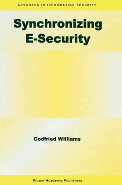 Couverture de l’ouvrage Synchronizing E-Security