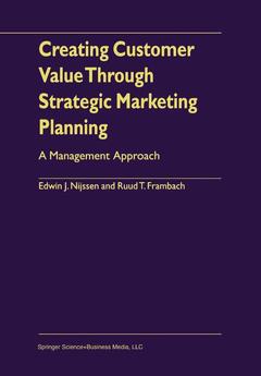 Cover of the book Creating Customer Value Through Strategic Marketing Planning